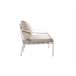 Pangea Home Palma 4-piece Modern Aluminum Frame Outdoor Sofa Set in White
