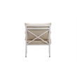 Pangea Home Palma 4-piece Modern Aluminum Frame Outdoor Sofa Set in White