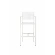 Pangea Home Breeze 7-piece Modern Aluminum Patio Bar Set in White