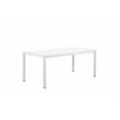Pangea Home David 9-piece Modern Aluminum Patio Dining Set in White