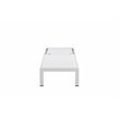 Pangea Home David 9-piece Modern Aluminum Patio Dining Set in White