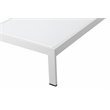 Pangea Home David 9-piece Modern Aluminum Patio Dining Set in White