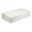 Pangea Home Mariel Rectangular Fiberglass Outdoor Coffee Table in White