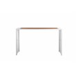 Pangea Home Milo 7-piece Modern Aluminum Patio Bar Set in White
