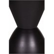 Pangea Home Bongo Polypropylene Plastic Indoor/Outdoor Side Table in Black