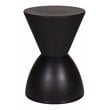 Pangea Home Bongo Polypropylene Plastic Indoor/Outdoor Side Table in Black