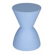 Pangea Home Bongo Modern Polypropylene Plastic Indoor/Outdoor Side Table in Blue