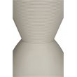 Pangea Home Bongo Modern Polypropylene Plastic Indoor/Outdoor Side Table in Gray