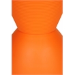 Pangea Home Bongo Polypropylene Plastic Indoor/Outdoor Side Table in Orange