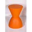 Pangea Home Bongo Polypropylene Plastic Indoor/Outdoor Side Table in Orange
