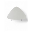 Pangea Home Hal Modern Lacquer Wood & Powder Coated Accent Table in White