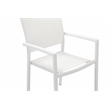 Pangea Home David 14-Piece Modern Aluminum Dining Set in White Finish
