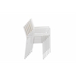 Pangea Home David 14-Piece Modern Aluminum Dining Set in White Finish