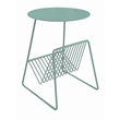 Gazette Magazine Table Green Metal
