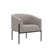 Pangea Home Amanda Arm Chair Boucle Fabric Gray