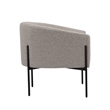 Pangea Home Amanda Arm Chair Boucle Fabric Gray