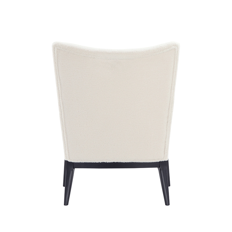 Winnie Lounge Chair Boucle Fabric White