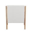 Nema Lounge Chair Boucle Fabric White