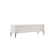 Pangea Home Ili Storage Bench Boucle White