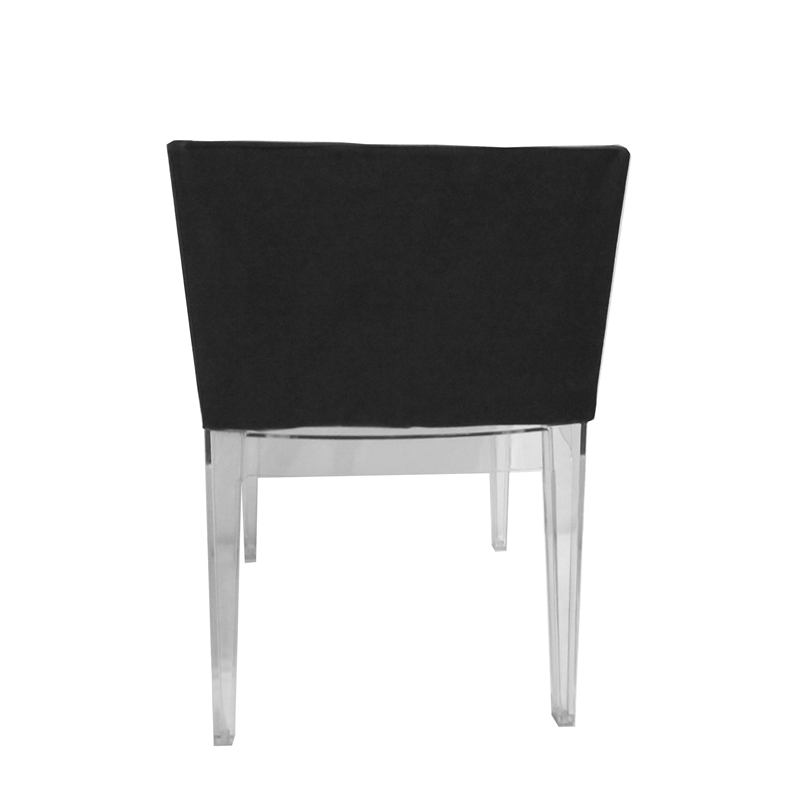 Marcia Dining Chair Faux Leather Black - Set Of 2
