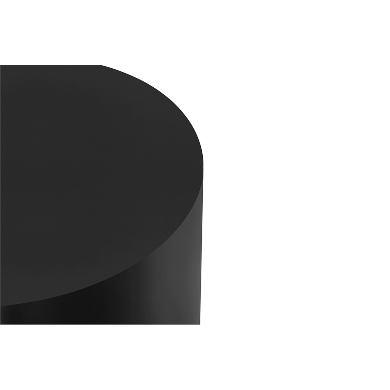 Spencer Round Side Table Black Iron