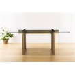 Spencer Dining Table Brass Iron