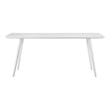 Hal Dining Table Lacquer White Engineered Wood