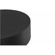 Pangea Home Spencer Round Coffee Table Black Iron