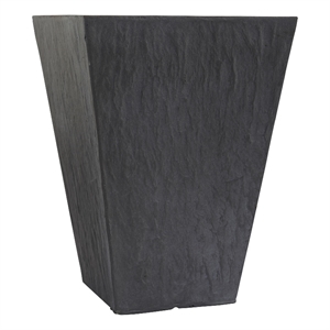 Nearly Natural 16&quot Slate Planter (Indoor/Outdoor) in Gray