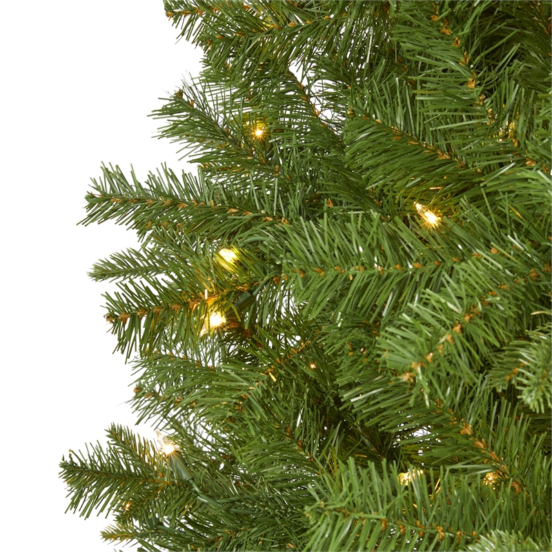 Nearly Natural 6.5ft Vancouver Spruce Christmas Tree with 250 Warm White Lights