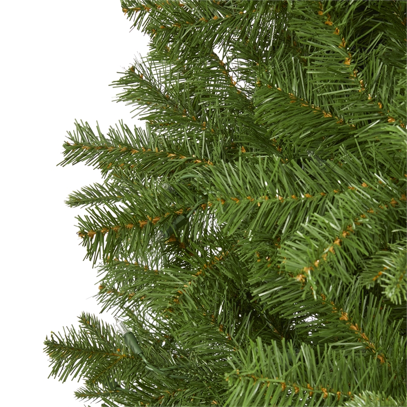 Nearly Natural 6.5ft Vancouver Spruce Christmas Tree with 250 Warm White Lights