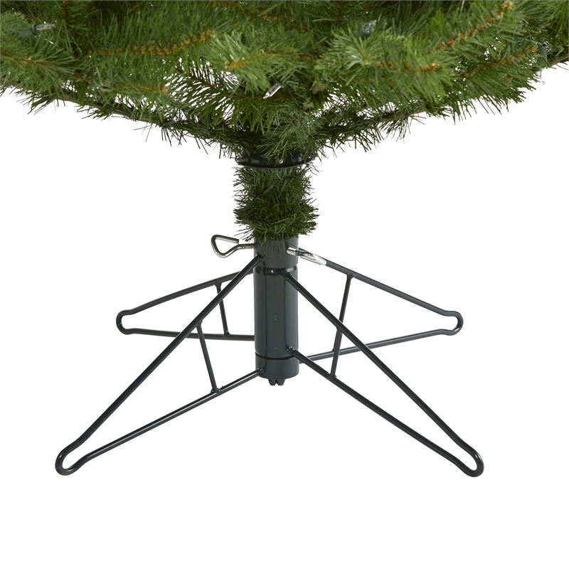 Nearly Natural 6.5ft Vancouver Spruce Christmas Tree with 250 Warm White Lights
