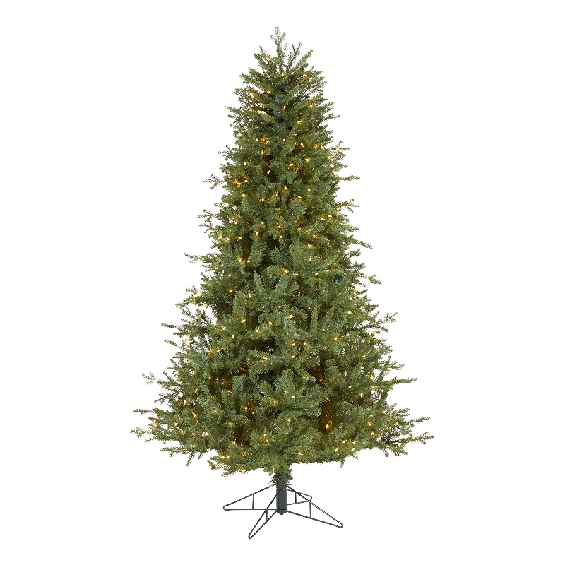 Nearly Natural 6.5ft New Hampshire Spruce Christmas Tree w/ 500 Warm White