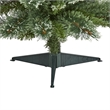 Nearly Natural 3ft Wisconsin Slim Snow Tip Pine Christmas Tree w/50 Clear LED
