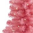 Nearly Natural 2ft Pink Artificial Christmas Tree with 35 LED Lights in Pink
