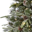 Nearly Natural 7.5ft Snowed Tipped Clermont Mixed Pine Christmas Tree