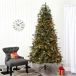 Nearly Natural 7.5ft Snowed Tipped Clermont Mixed Pine Christmas Tree
