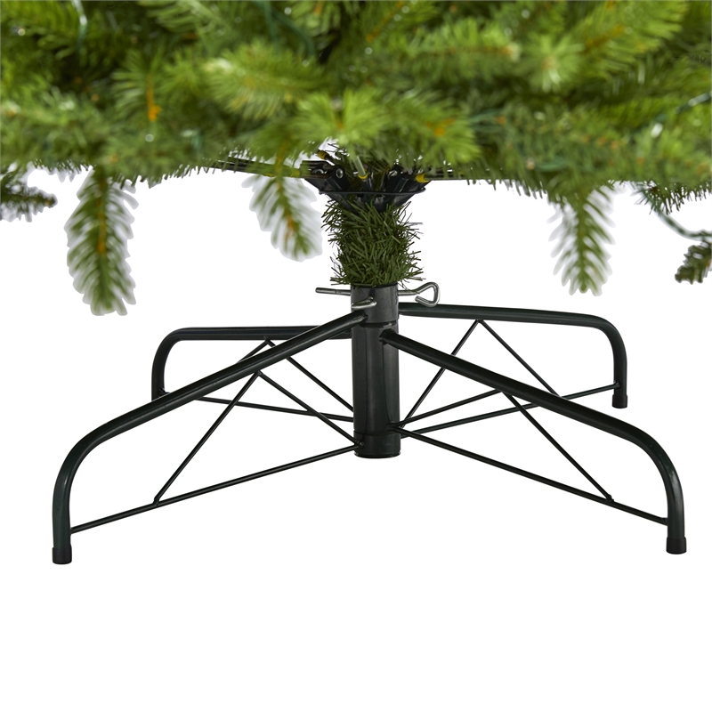 Nearly Natural 9ft Sierra Spruce Natural Look Christmas Tree w/ 1000 Clear LED