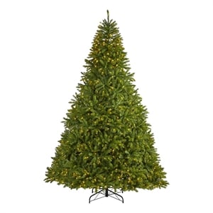 Nearly Natural 9ft Sierra Spruce Natural Look Christmas Tree w/ 1000 Clear LED