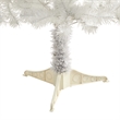 Nearly Natural 5ft White Artificial Christmas Tree with 350 Bendable Branches