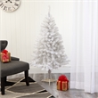 Nearly Natural 5ft White Artificial Christmas Tree with 350 Bendable Branches
