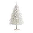 Nearly Natural 5ft White Artificial Christmas Tree with 350 Bendable Branches