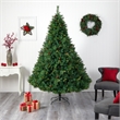 Nearly Natural 8ft West Virginia Full Bodied Mixed Pine Christmas Tree w/700 LED