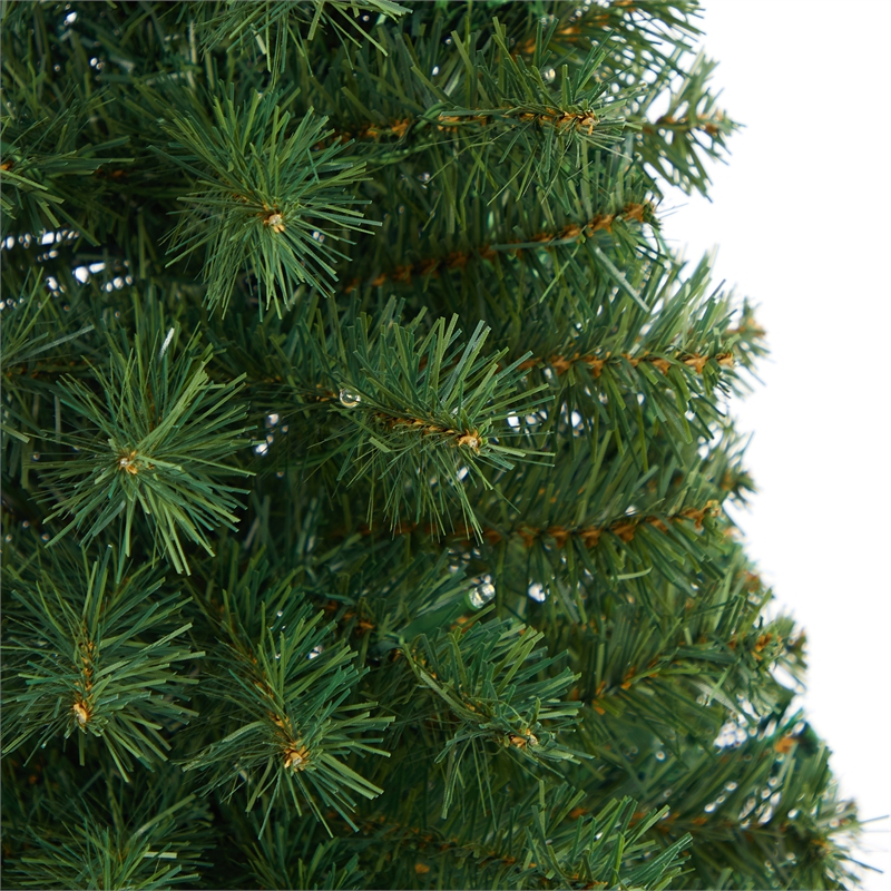 Nearly Natural 3ft Green Christmas Tree w/ 50 LED Lights & 118 Bendable Branches