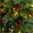 Nearly Natural 6ft Flat Back Montreal Mountain Pine Christmas Tree