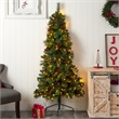Nearly Natural 6ft Flat Back Montreal Mountain Pine Christmas Tree
