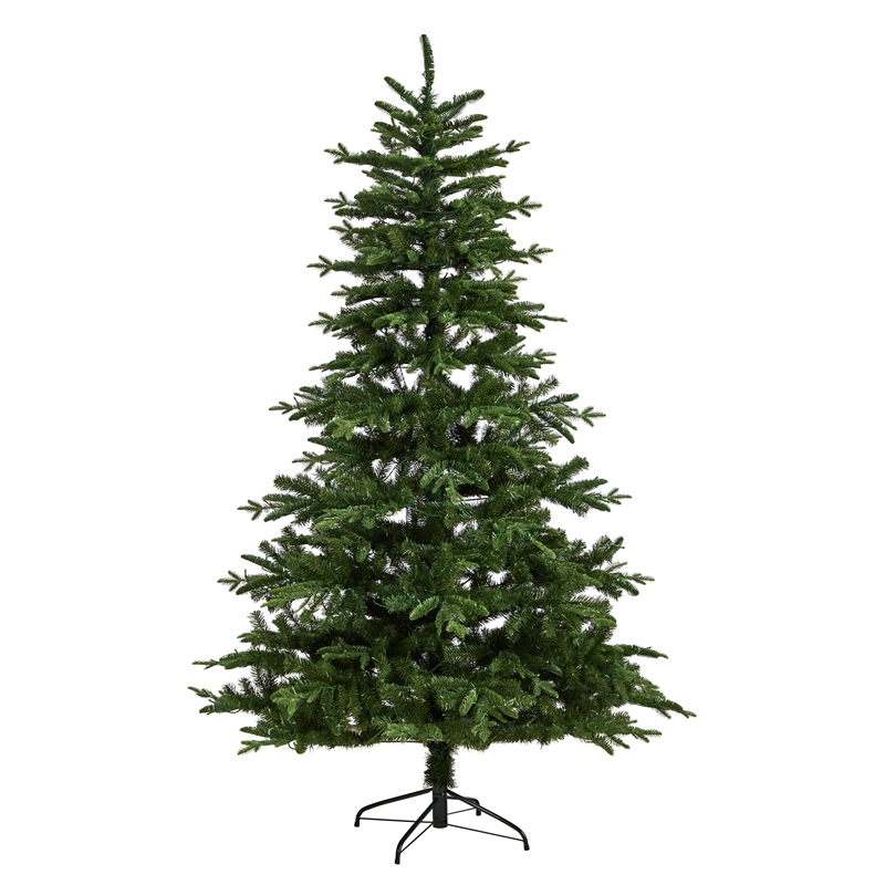 Nearly Natural 7ft Montreal Spruce Christmas Tree w/ 650 Warm White LED