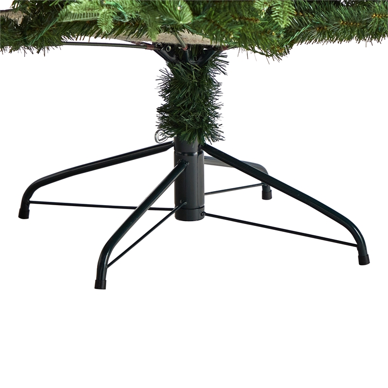 Nearly Natural 7ft Montreal Spruce Christmas Tree w/ 650 Warm White LED