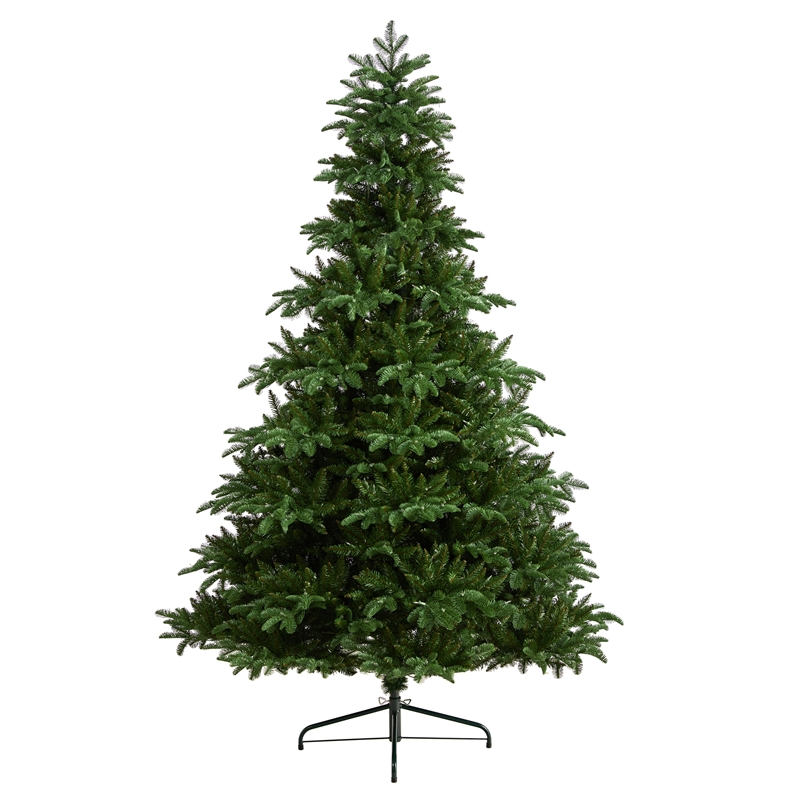 Nearly Natural 8ft South Carolina Spruce Christmas Tree w/ 700 White Warm Lights