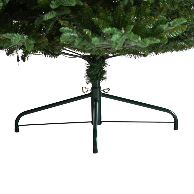Nearly Natural 8ft South Carolina Spruce Christmas Tree w/ 700 White Warm Lights